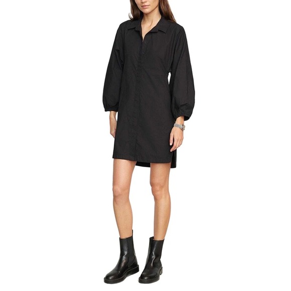 Modern Citizen Dresses & Skirts - Modern Citizen Black Shirt Dress Women's Medium Button Front‎ Minimalist Midi